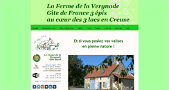 Desktop Screenshot of lafermedelavergnade.fr
