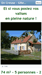 Mobile Screenshot of lafermedelavergnade.fr